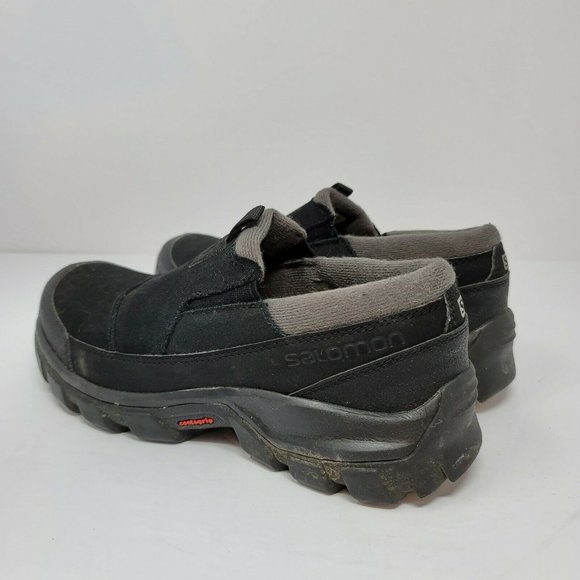 Salomon Mens Black Slip On Comfort Casual Shoe 6.5 - Picture 5 of 10